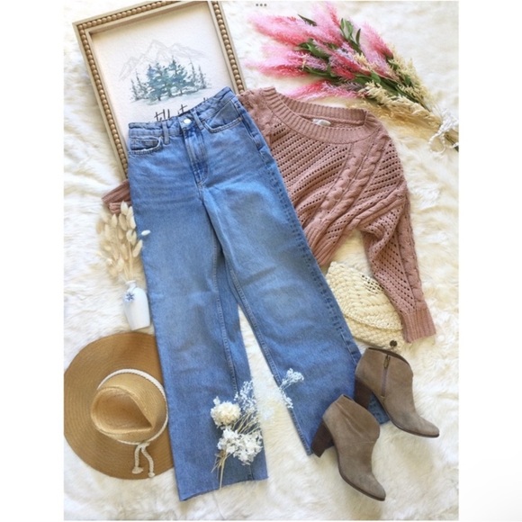 Urban Outfitters BDG High Waisted Wide Leg Denim - Picture 1 of 11